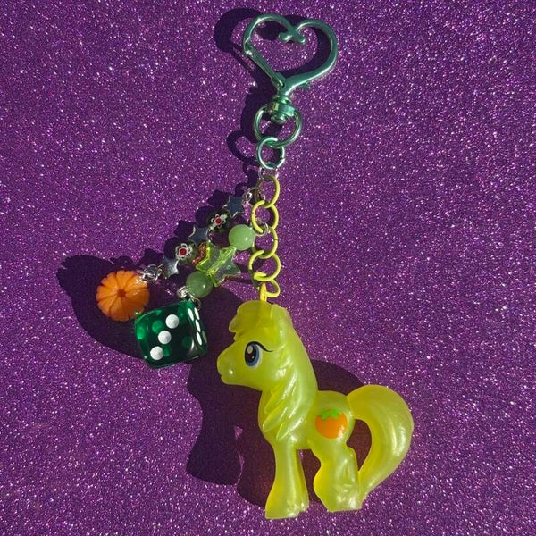 My little pony mini figure keychain