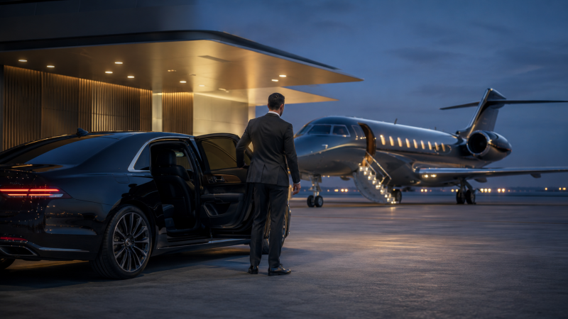 GX Elite private client security coordination with secure transport and private aviation