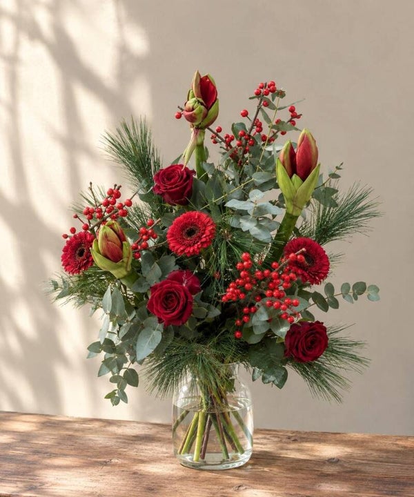 Winterboeket rood