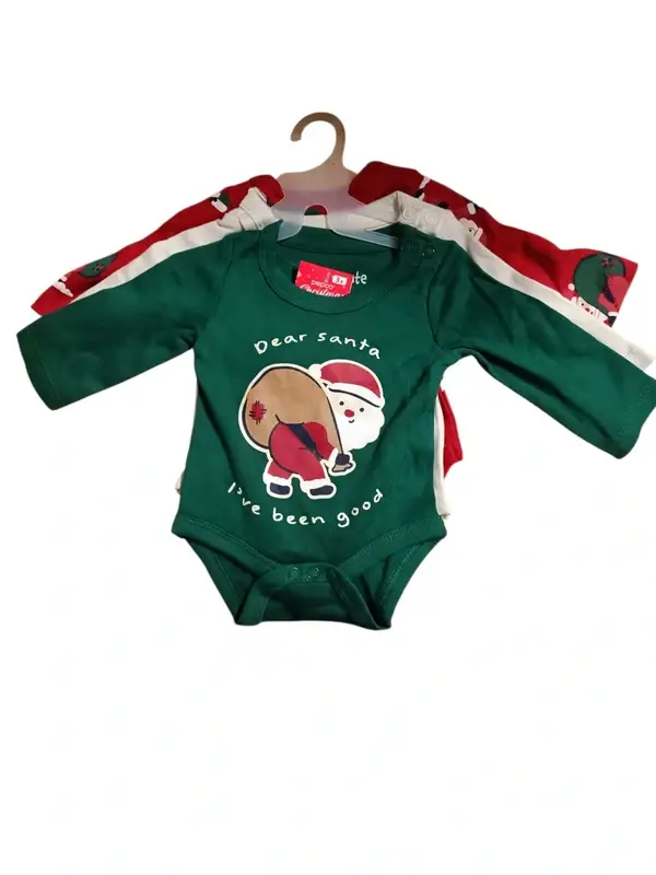 3er Packung Bodies Weihnachtsmann