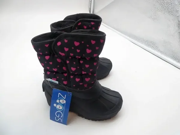 Mädchen Moonboots pinke Herzen
