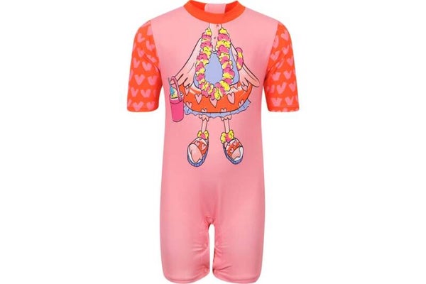 Trompe-L'Oeil Flamingo Schwimmanzug Stella McCartney