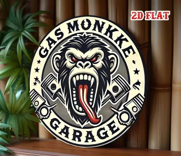 Schild Gas Monkey Garage