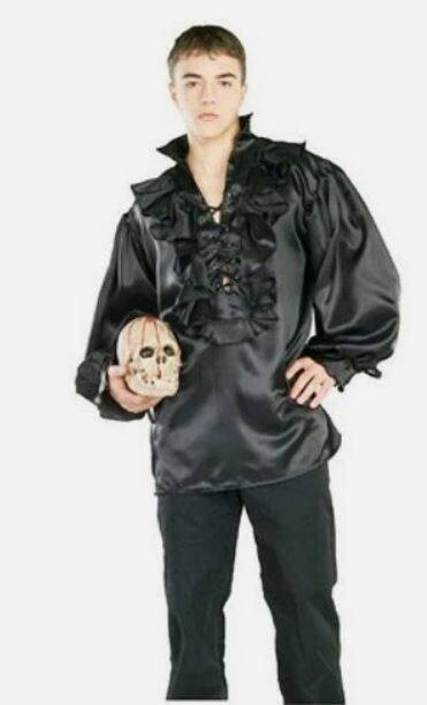 Rubie's Halloween Herrenhemd Pirat, Vampir, Mittealter