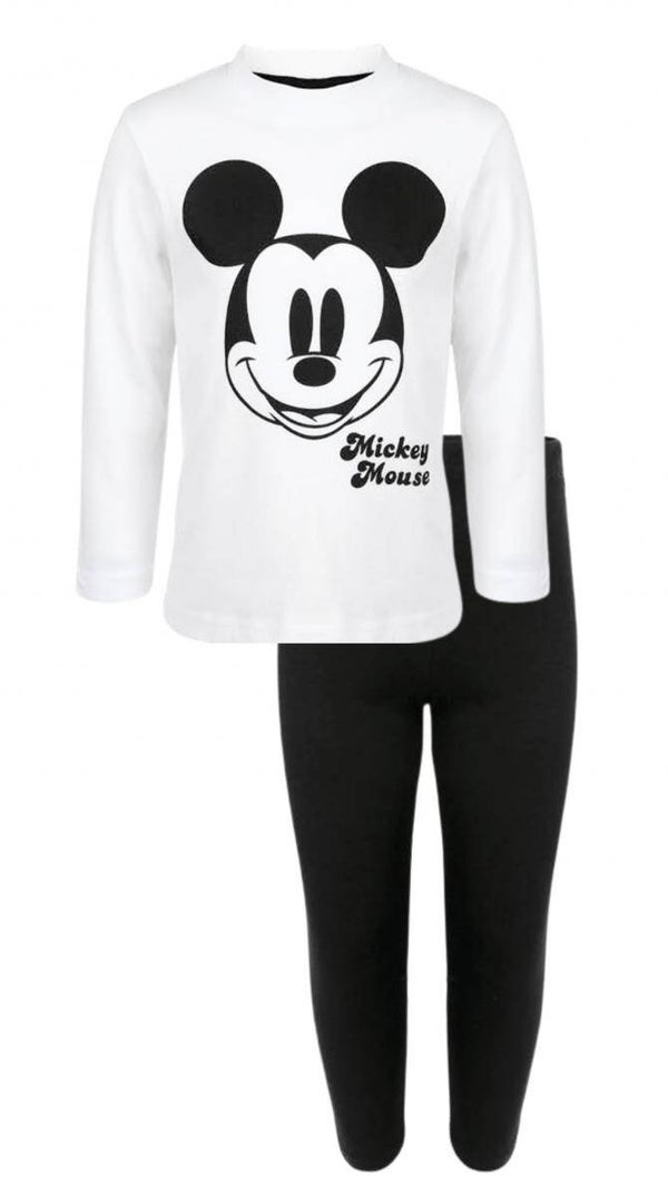 Mickey Mouse Pyjama schwarz/weiß
