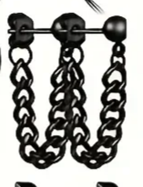Ohrstecker Kette