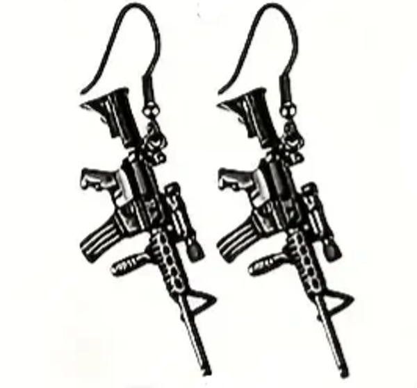 Ohrhänger Gewehr