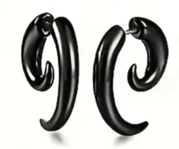 Ohrstecker Spirale