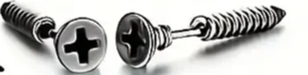 Ohrstecker Schraube