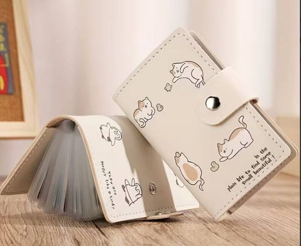 RFID-blockierende Geldbörse Kartenhalter Kätzchen