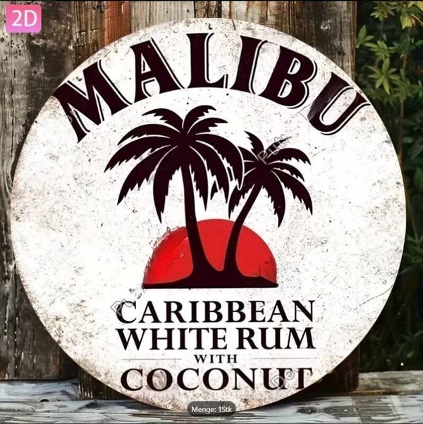 Schild Malibu