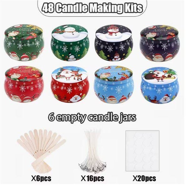 48 tlg DIY Kerzen-Set