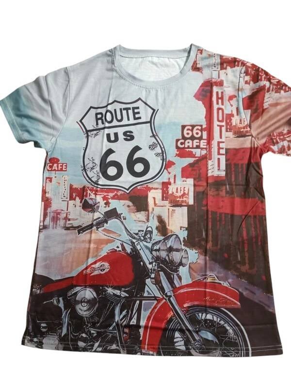 Herren T-Shirt Route 66