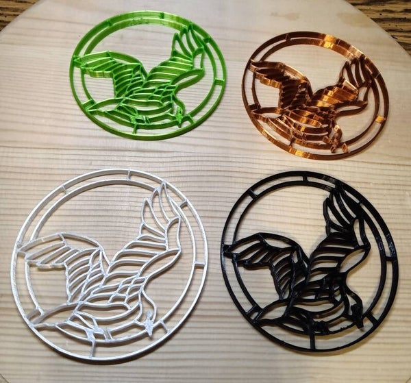 Coaster Resin Frame - Sea Gull (Set of 4 for one price!)