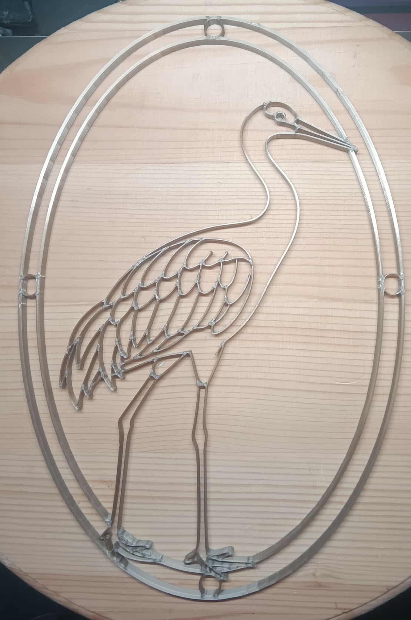 Sun Catcher Resin Frame - Sandhill Crane