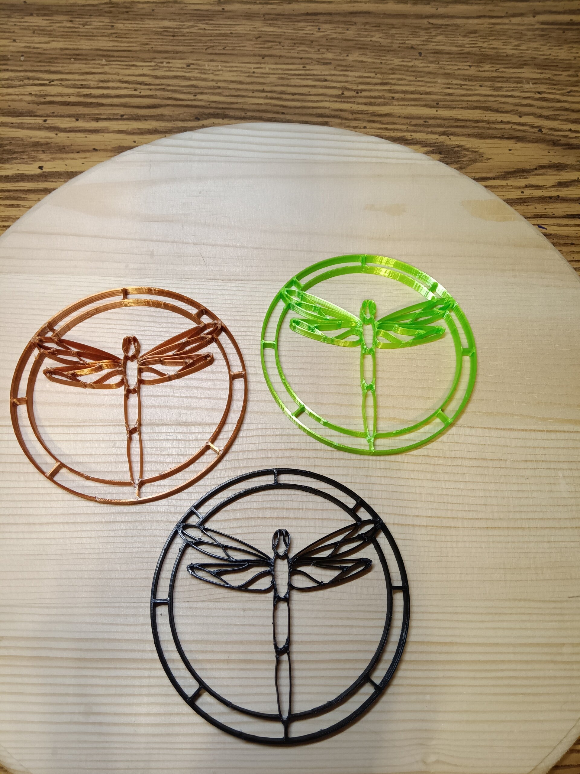Coaster Resin Frame - Dragonfly (Set of 4 for one price!)