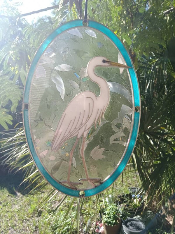 Sun Catcher - Egret