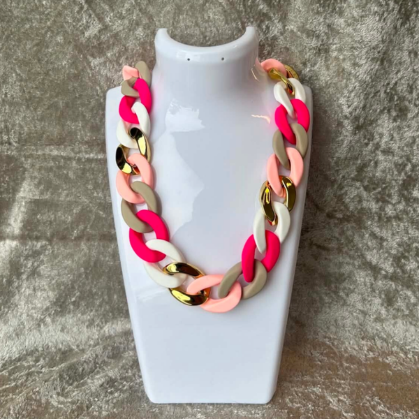 Mix rosa/hvit/gull