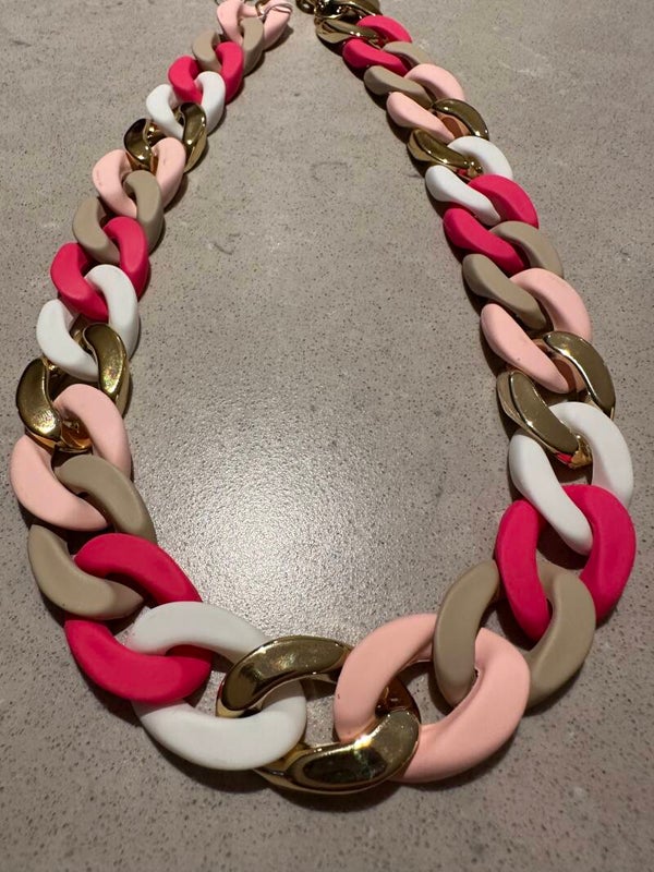 Mix rosa/hvit/gull