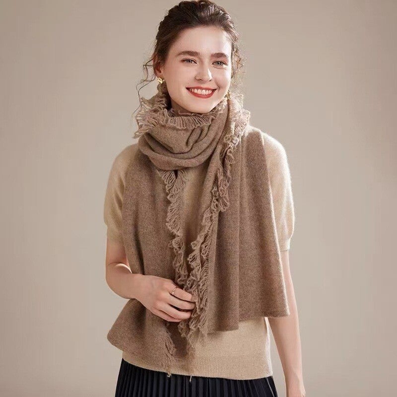 Justd`lux Ullskjerf Taupe