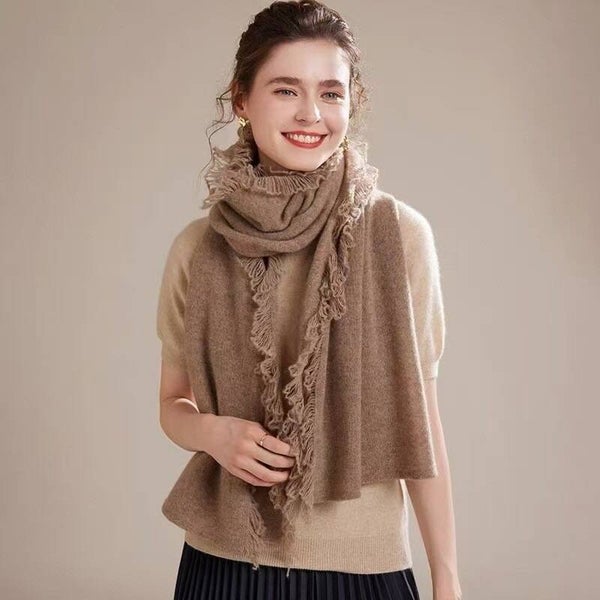 Justd`lux Ullskjerf Taupe