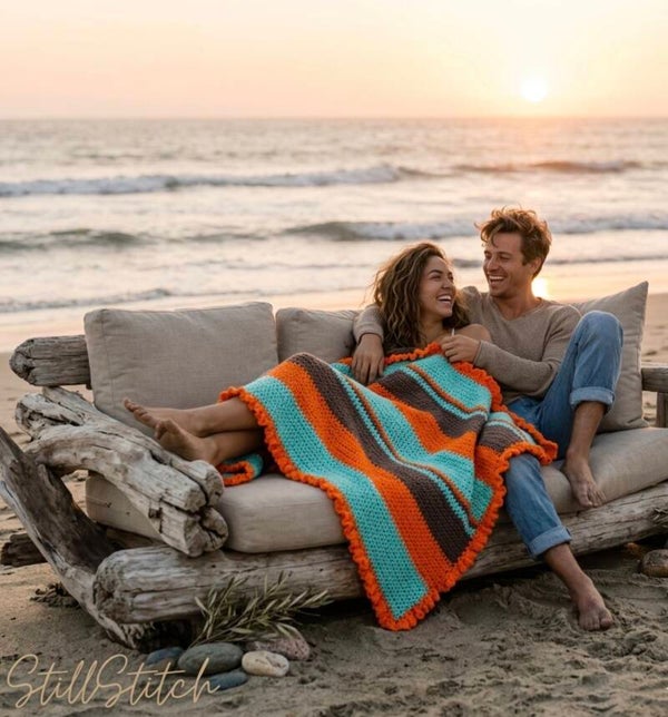 The StitchBloom Throw