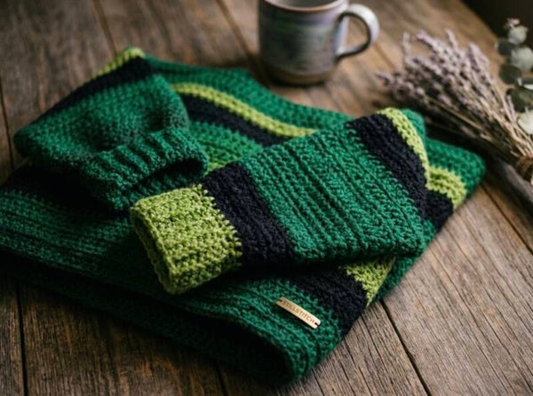 The Evergreen Slouch Sweater