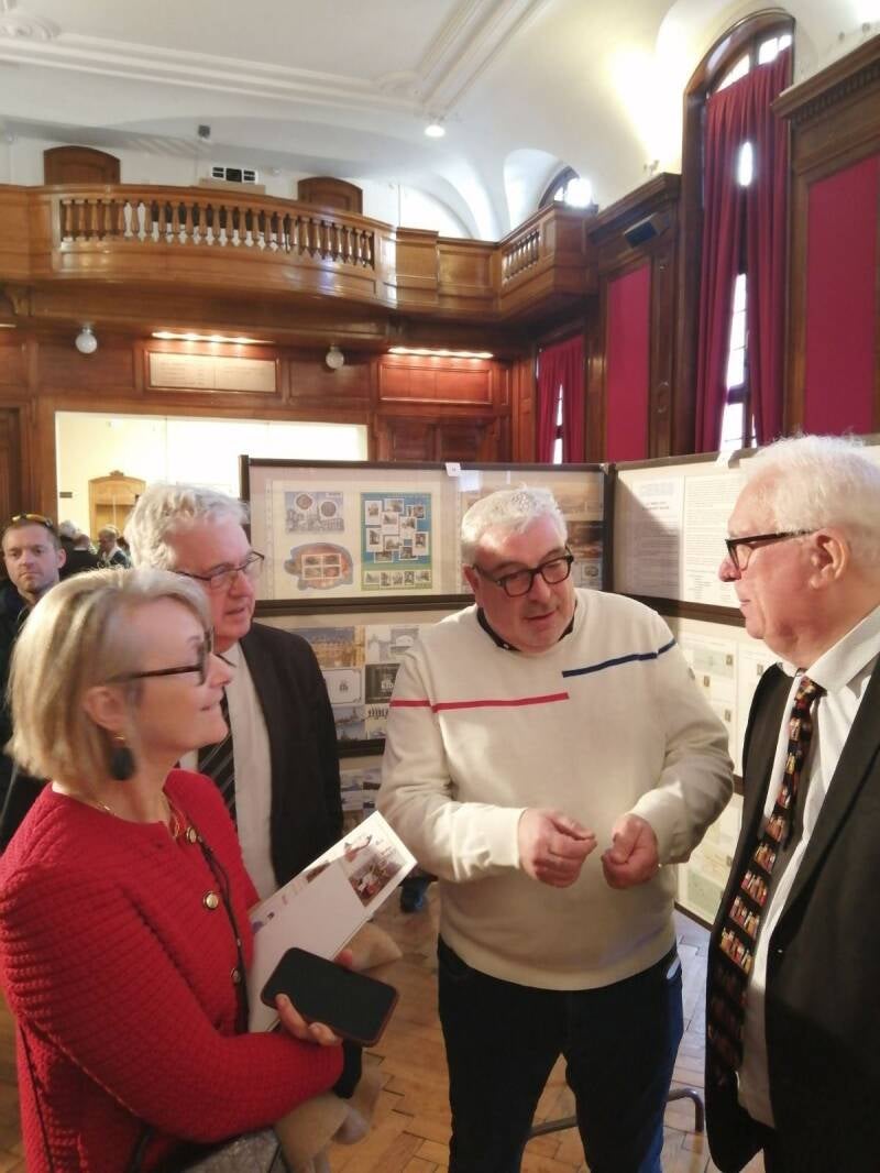 Visite officielle des élus avec le Président de l'APB Michel POULTIER