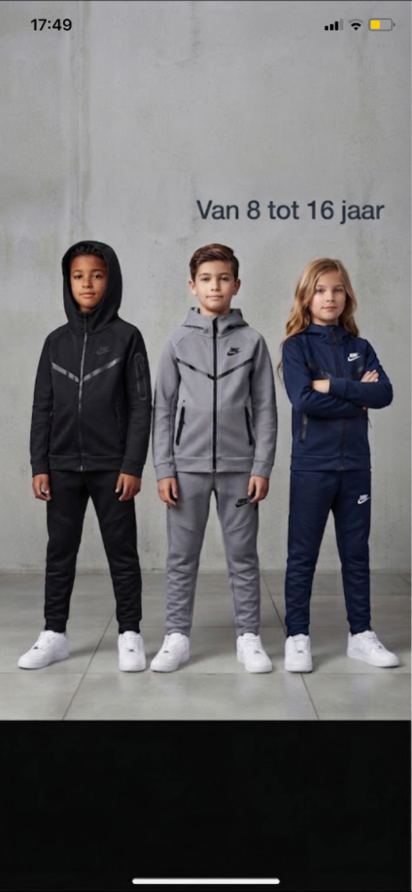 nike tech kinderen trainingspak