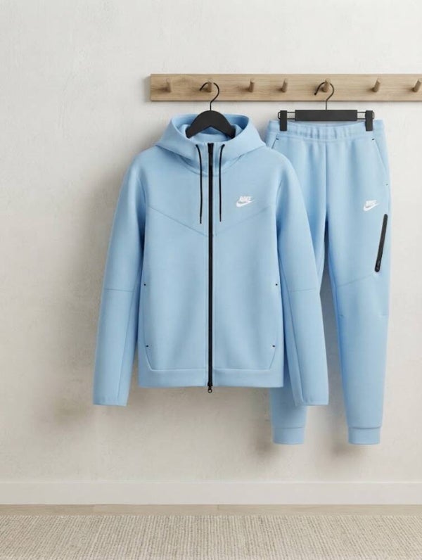 nike tech baby blauw