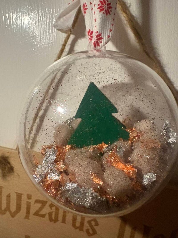 Hand-Painted Winter Wonderland Bauble