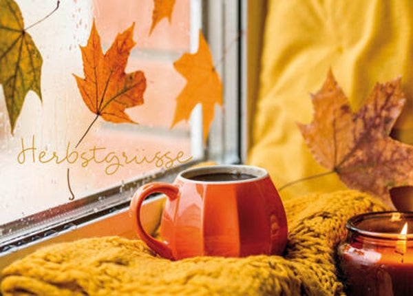 Postkarte HERBSTGRÜSSE