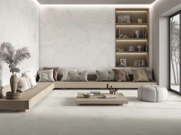 Carrelage 120x60  AGE BLANC