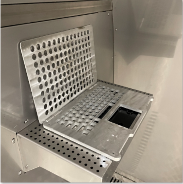 Stainless steel laptop