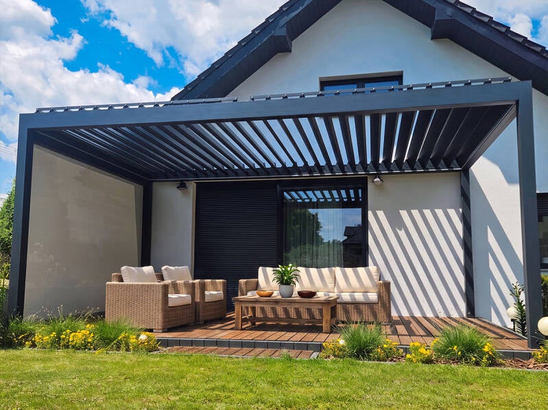 Pergola für die moderne Terrassengestaltung