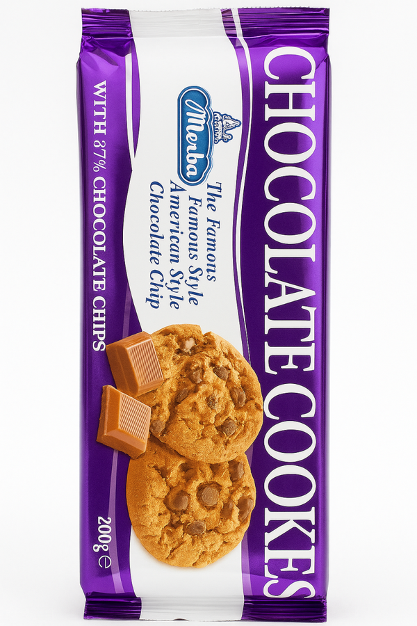 Merba Chocolate Chip Cookies – American Style 200g