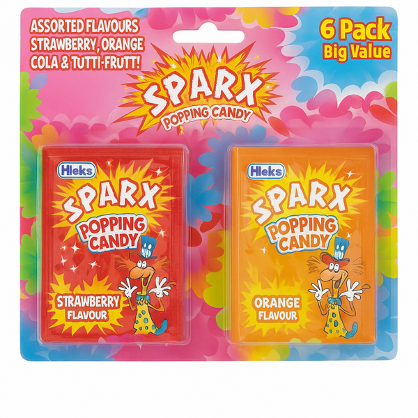Sparx Popping Candy – Mix Pack (6 stuks)