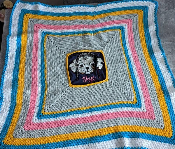 Babydecke mit Bild