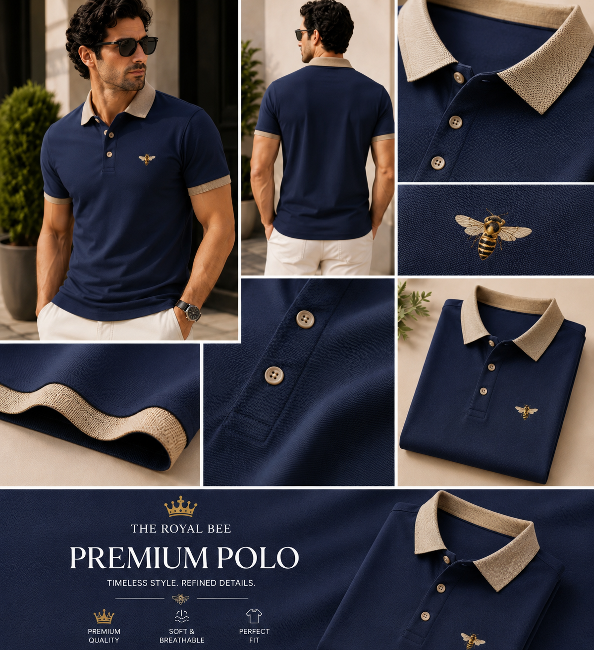 Sapphire Blue Polo