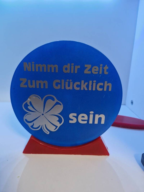 Rund Aufsteller Freundschaft Variante 3 Vollfarben