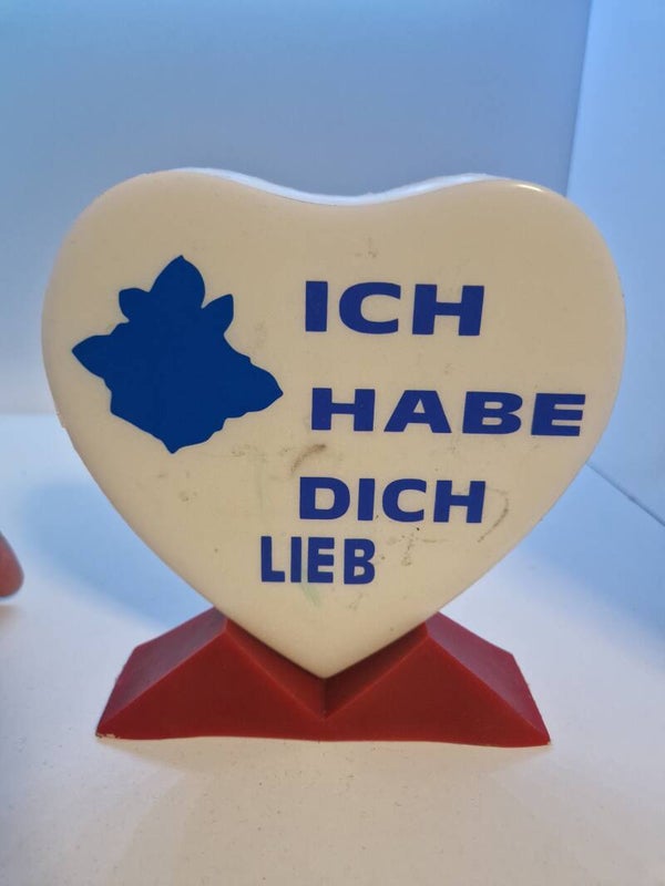 Herz Aufsteller Freundschaft Variante 2 Vollfarben