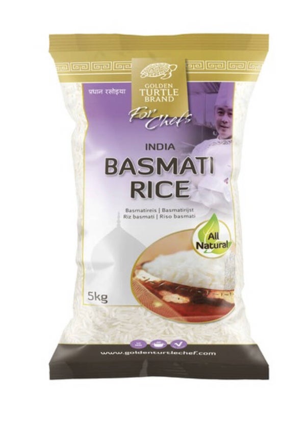 Golden Turtle Basmati Rice (India) 5kg
