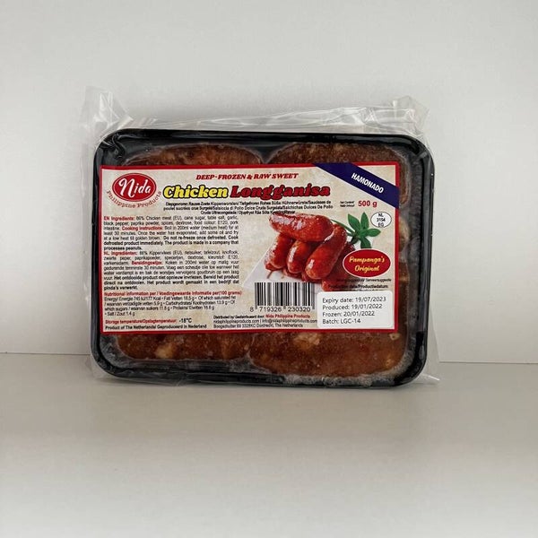 Chicken Longanisa Sweet Nida 500gr
