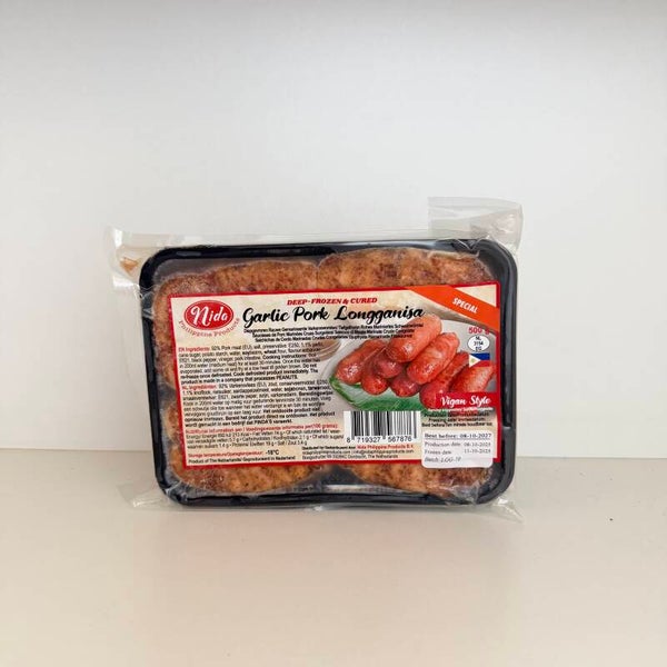 Pork Longanisa with Garlic Nida 500gr