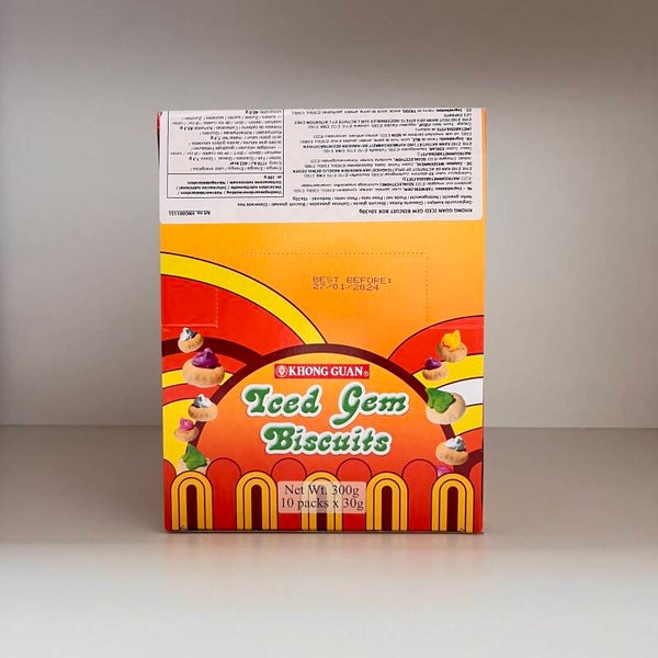 Iced Gem Biscuits 10x30grms