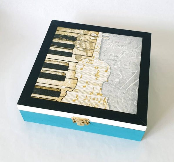 Holz Geschenkbox - Musik