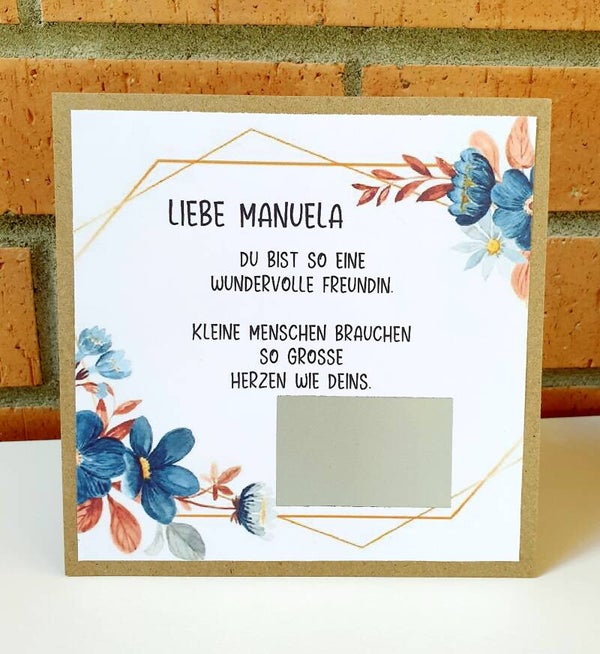 Botschafts Rubbelkarte GOTTI FRAGE Wundervolle Freundin1