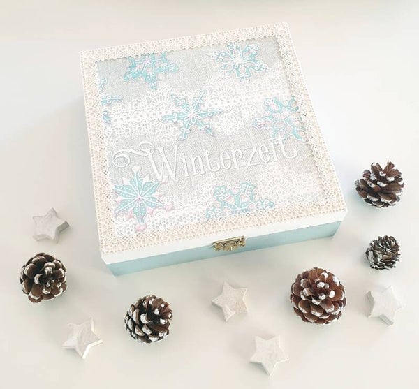 Holz Geschenkbox - Winterzeit2
