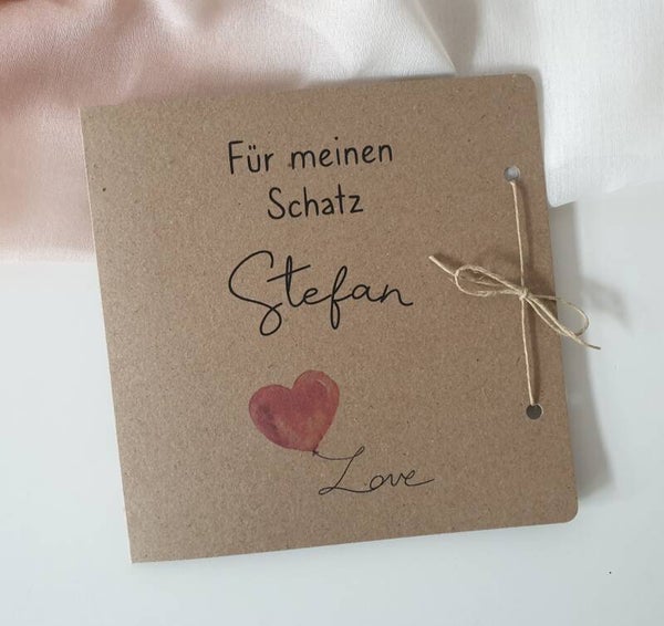 Rubbel-Gutscheinkarte ZEIT MIT DIR Schatz