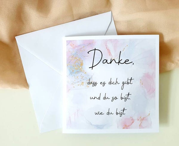 Grusskarte - Freundschaft DANKE